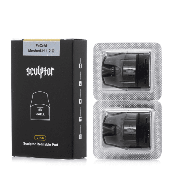 UWELL SCULPTOR雕塑家 11W 電鍍金屬與雕刻的藝術結合空倉煙彈